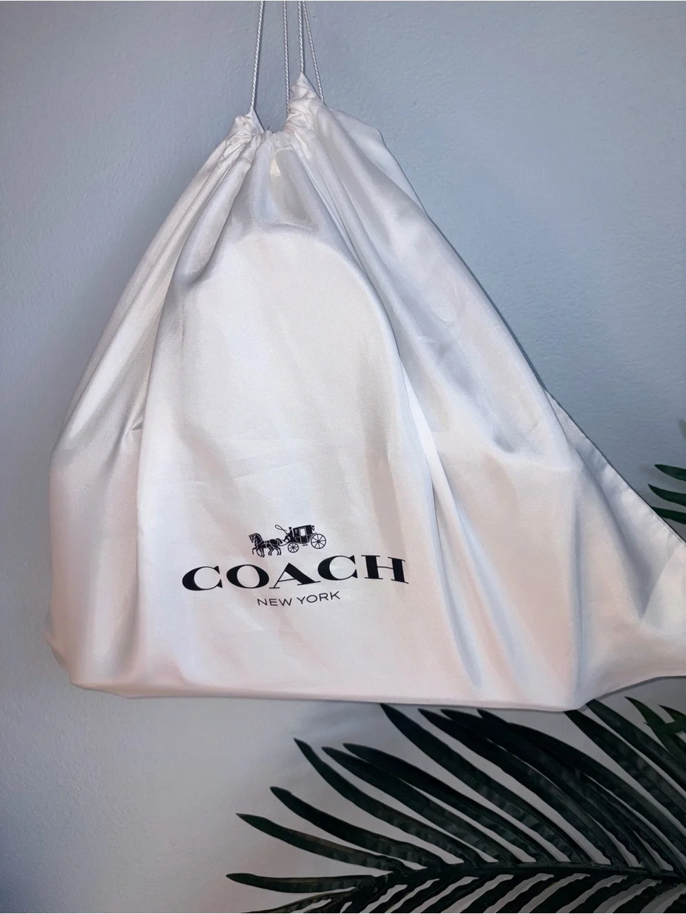 Coach Black Pebbled Leather Tote with Gold Accent